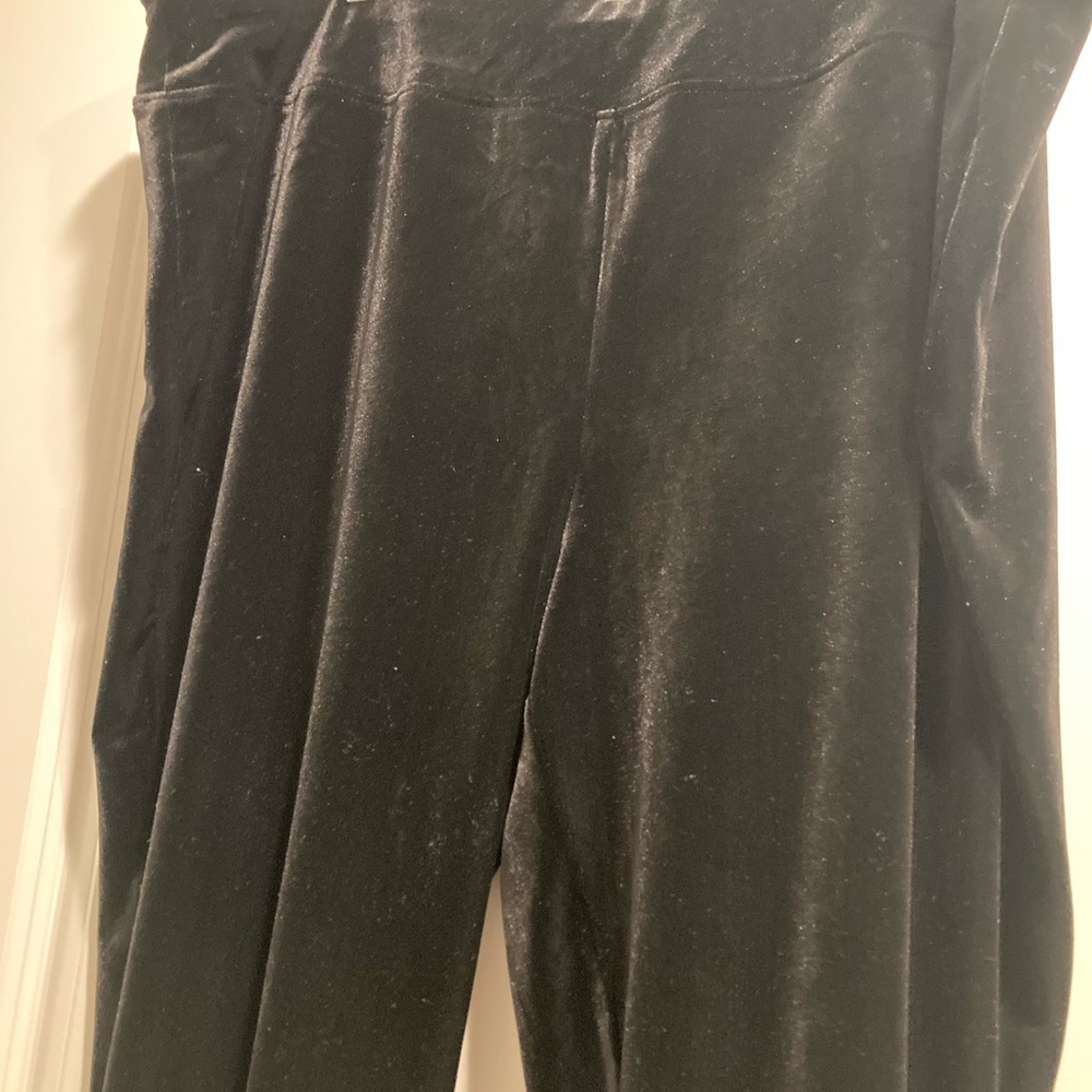 Talbots Black Velvet Pants